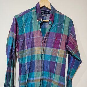 Like new Ralph Lauren color block shirt